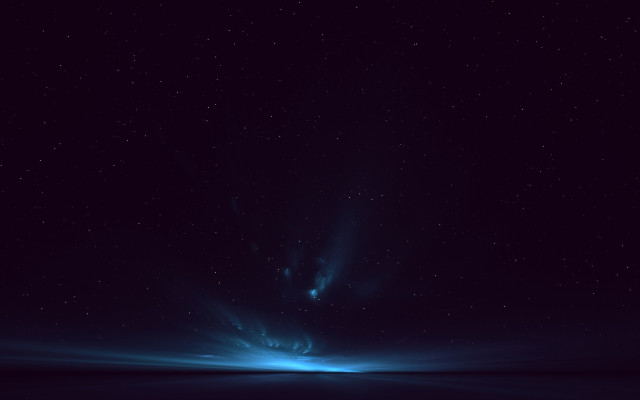 Blue light stars night sky free wallpaper - medium preview image
