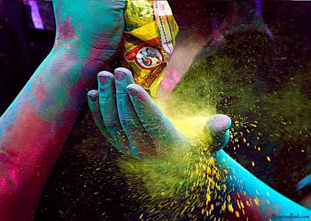 Colorful person food powder planet free wallpaper - medium preview image