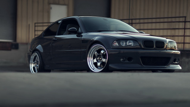 Black car building windows door free wallpaper - medium preview image