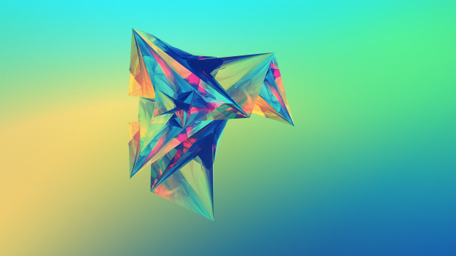 Colorful abstract star sky gradient #2 free wallpaper - medium preview image