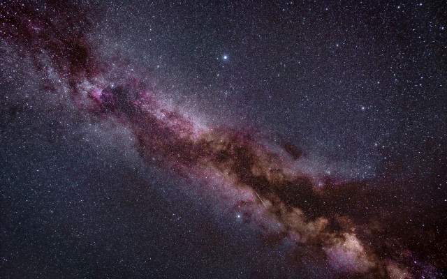 Colorful starry sky bright center free wallpaper - medium preview image