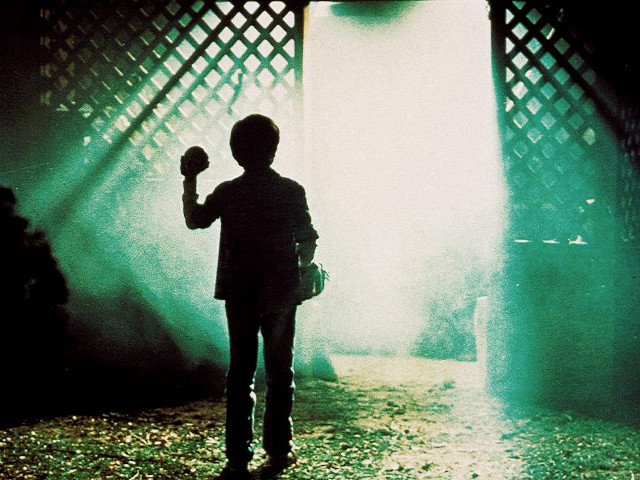 Person standing doorway light cellphone free wallpaper - medium preview image