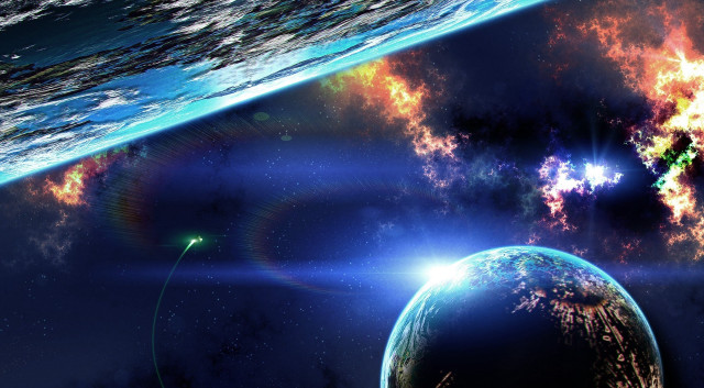 Space planet star background space free wallpaper - medium preview image