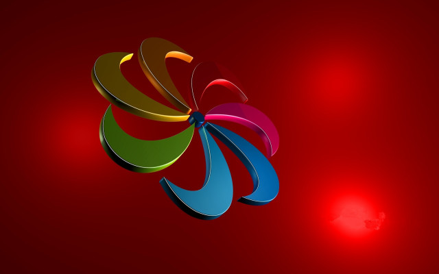 Red moon night sky 3d free wallpaper - medium preview image