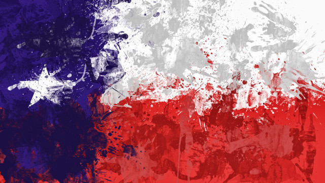 Flag blood splatter star branch free wallpaper - medium preview image