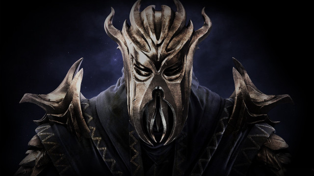 Demonic horned creature large head free wallpaper - medium preview image