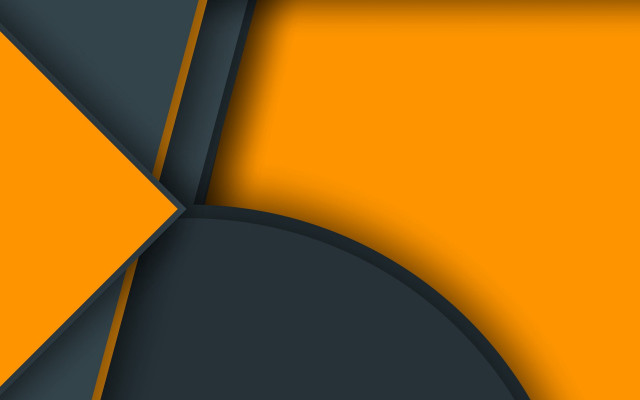 Yellow black background bauhaus 3d free wallpaper - medium preview image