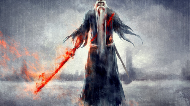 Emperor huizong rain flaming sword free wallpaper - medium preview image