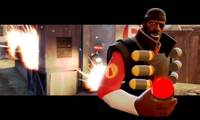 Man gun video game fireball free wallpaper - medium preview image