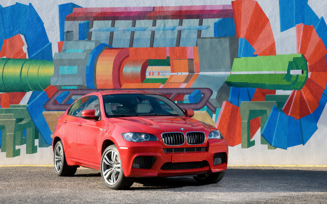 Red car colorful wall pipe free wallpaper - medium preview image