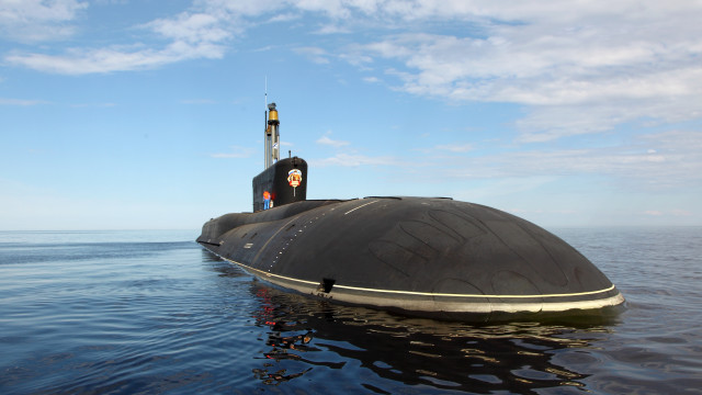 Submarine water blue sky clouds free wallpaper - medium preview image