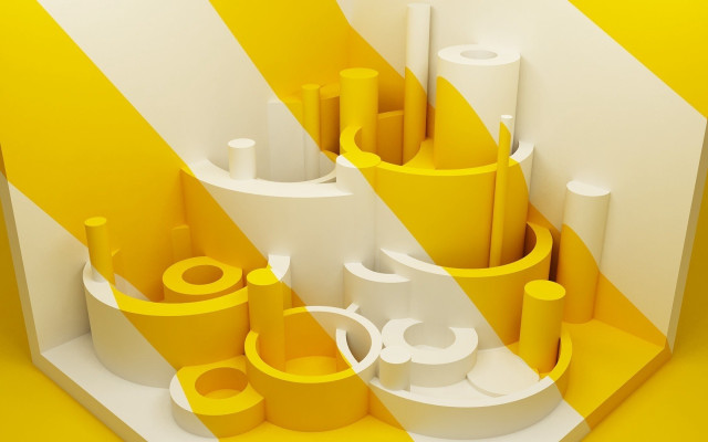 Yellow abstract background objects stripe free wallpaper - medium preview image