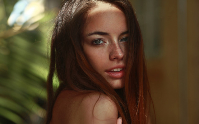 Eszter mattioni green plant portrait free wallpaper - medium preview image