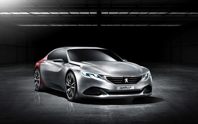 Silver car dark room light #2 free wallpaper - medium preview image