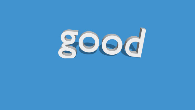 Boog 3d blue shadow letterism free wallpaper - medium preview image
