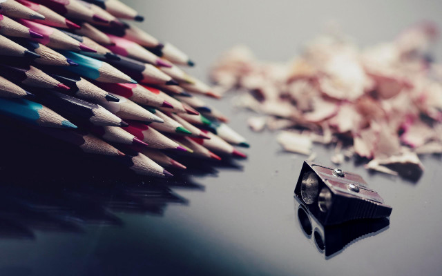 Pencils camera table academic art free wallpaper - medium preview image