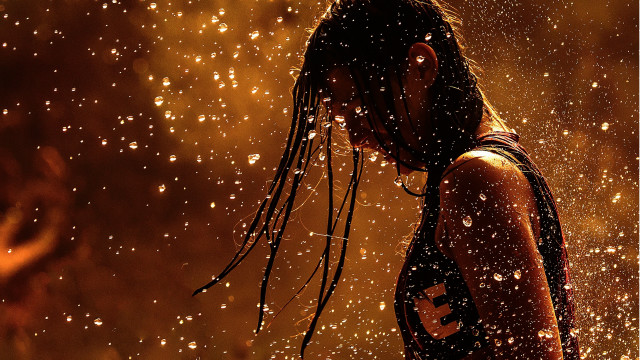Dreadlocks rain wind water droplets free wallpaper - medium preview image