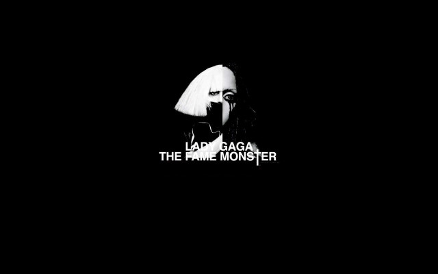 White haired woman monochrome dark free wallpaper - medium preview image
