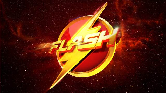 Flash space stars red background free wallpaper - medium preview image