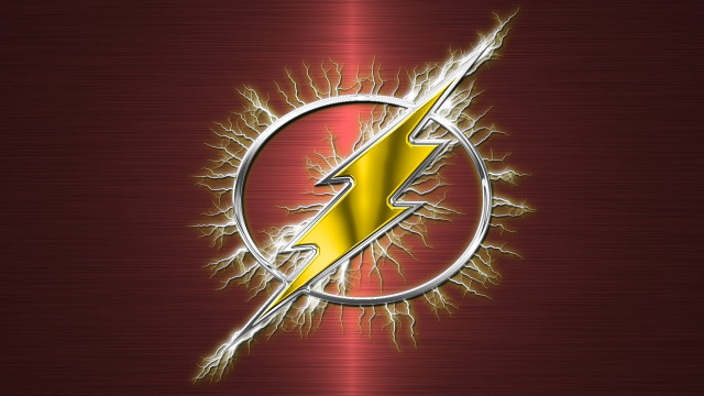 Flash logo red background yellow #4 free wallpaper - medium preview image