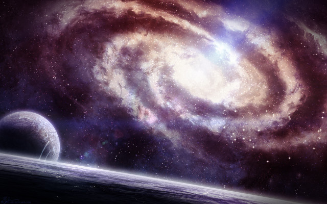 Space galaxy planet star cinematic free wallpaper - medium preview image