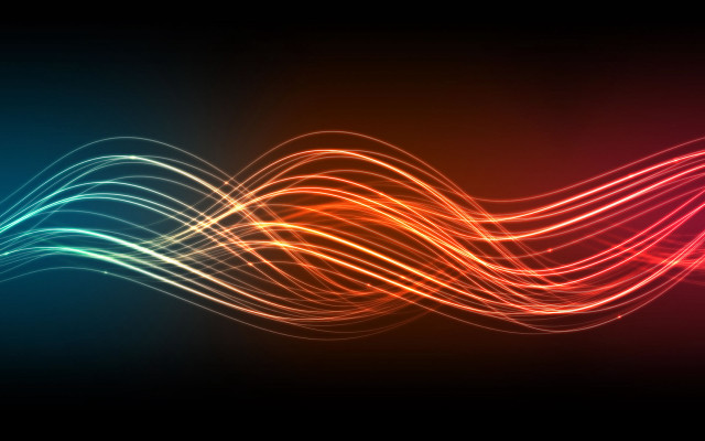 Colorful light wave abstract fireworks free wallpaper - medium preview image