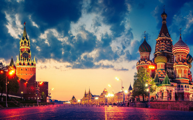 Cityscape night lit architecture bridge free wallpaper - medium preview image