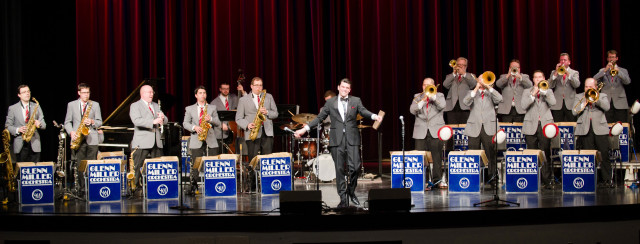 Men suits stage instruments microphones free wallpaper - medium preview image