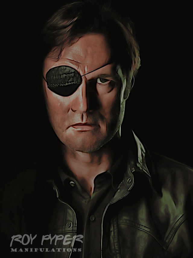 Man green eye patch black free wallpaper - medium preview image