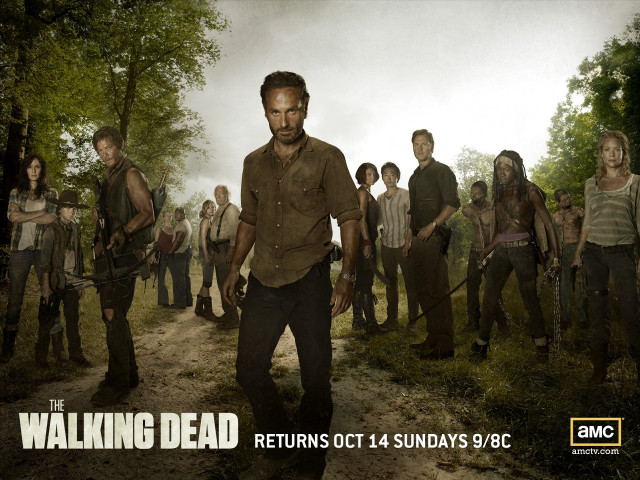 Walking dead season4 poster characters free wallpaper - medium preview image