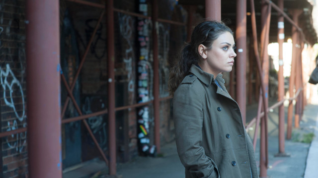 Woman graffiti city portrait coat free wallpaper - medium preview image