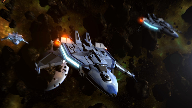 Sci fi fighter ship space free wallpaper - medium preview image