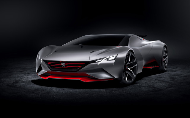 Silver car red lights dark free wallpaper - medium preview image