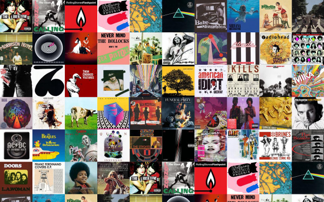 Collage posters stickers wall person free wallpaper - medium preview image