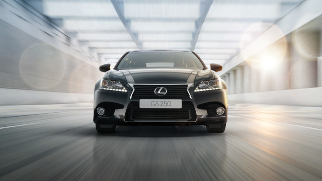 Black car street building light free wallpaper - medium preview image