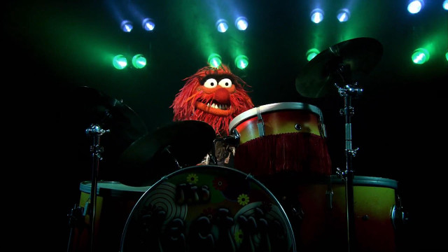 Drummer muppet stage lights drumset free wallpaper - medium preview image
