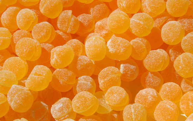 Orange candies sugar white background #2 free wallpaper - medium preview image