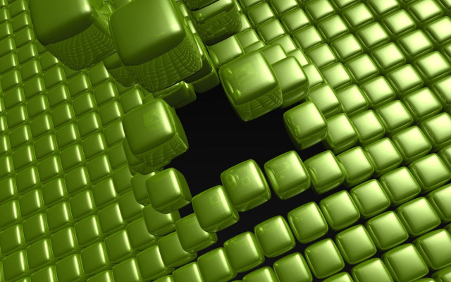 Green honeycomb chainlink fence stone free wallpaper - medium preview image