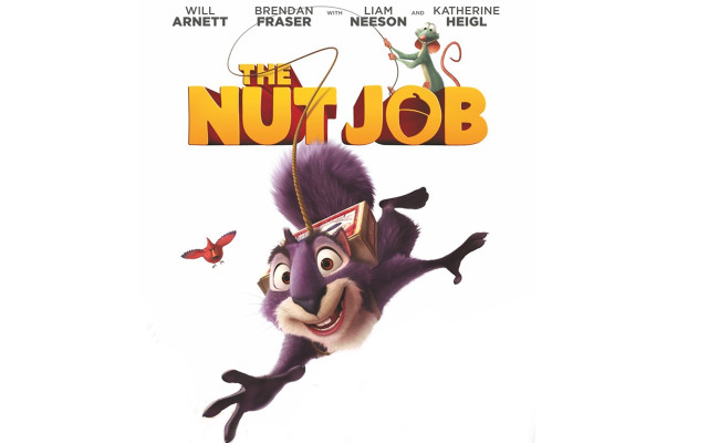 Nut job squirrel flying man free wallpaper - medium preview image