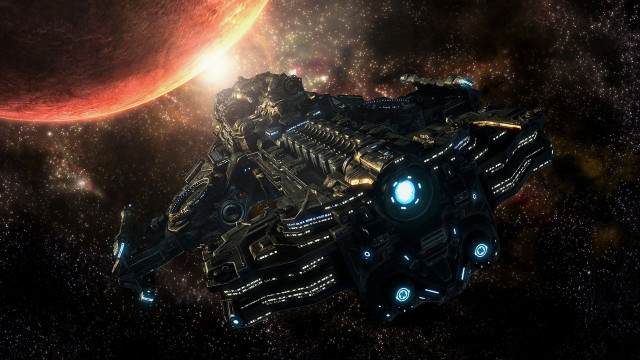 Sci fi spaceship red planet #2 free wallpaper - medium preview image