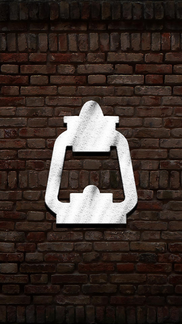 Brick wall white sign clock free wallpaper - medium preview image