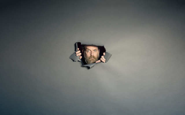 Man gun hole wall paper free wallpaper - medium preview image