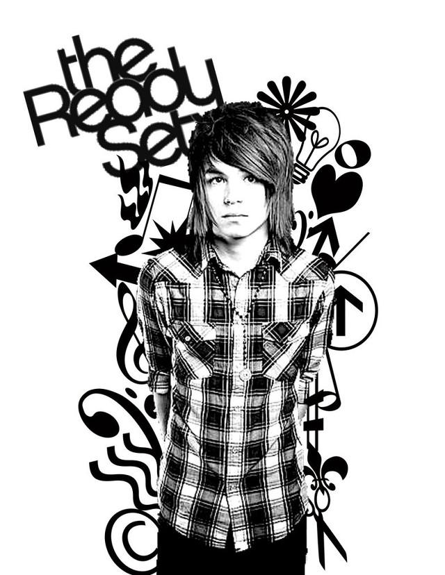 Man standing graffiti wall hands free wallpaper - medium preview image
