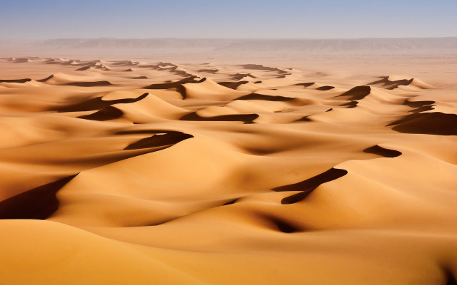 Desert sand dunes blue sky #5 free wallpaper - medium preview image