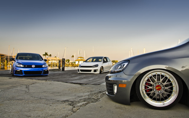Cars pier marina boats jigsaw free wallpaper - medium preview image