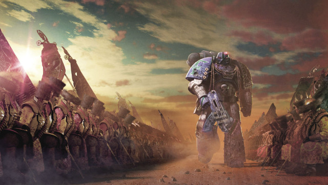Large robot desert sky clouds free wallpaper - medium preview image