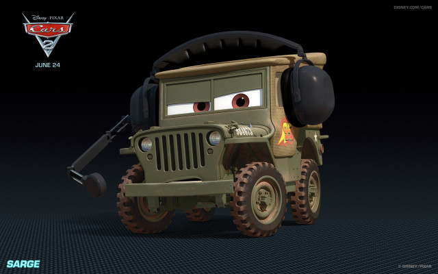 Cartoon jeep smiling microphone funny free wallpaper - medium preview image