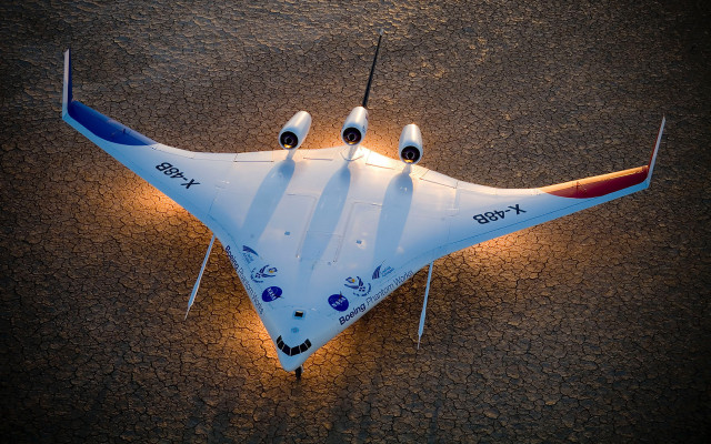 Model airplane wings lights dark free wallpaper - medium preview image