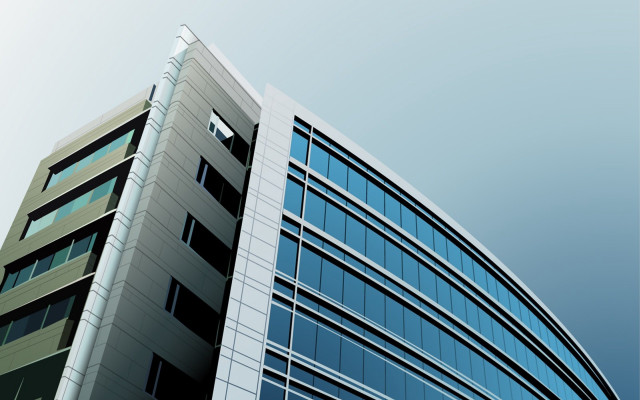 Tall building sky background clock #3 free wallpaper - medium preview image