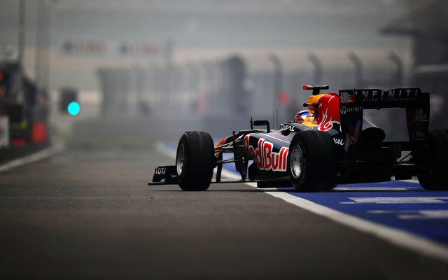Red bull racing car fog free wallpaper - medium preview image